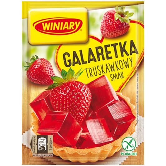 Winiary - jelly with STRAWBERRY flavor