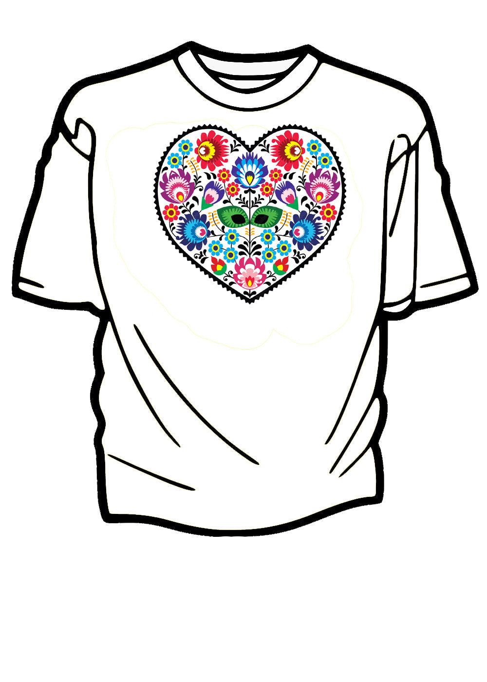 Heart T-SHIRT CUSTOMIZE