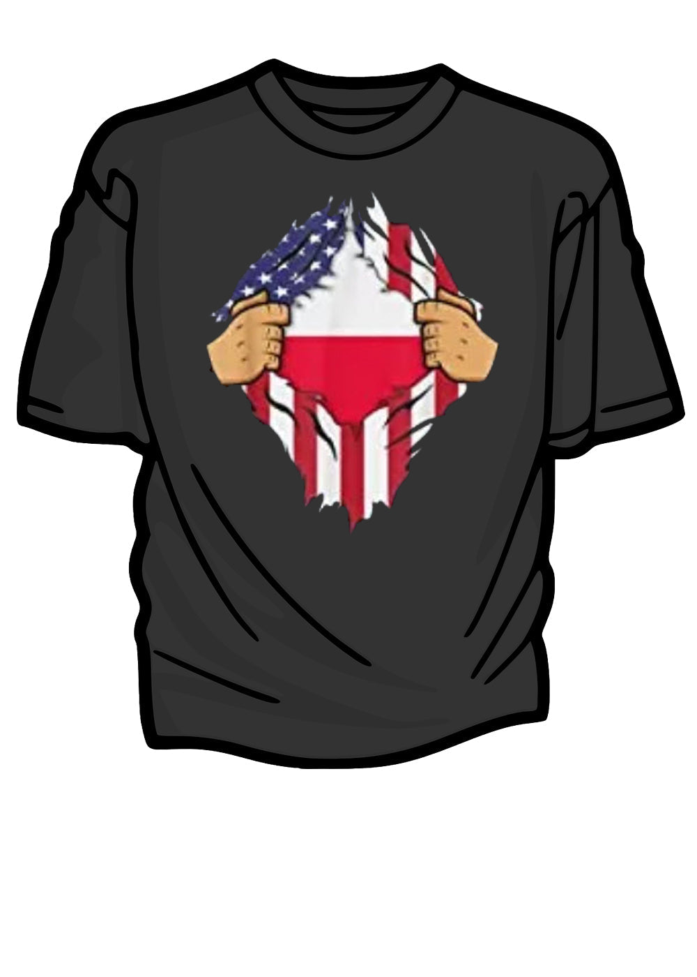 Flag T-SHIRT CUSTOMIZE